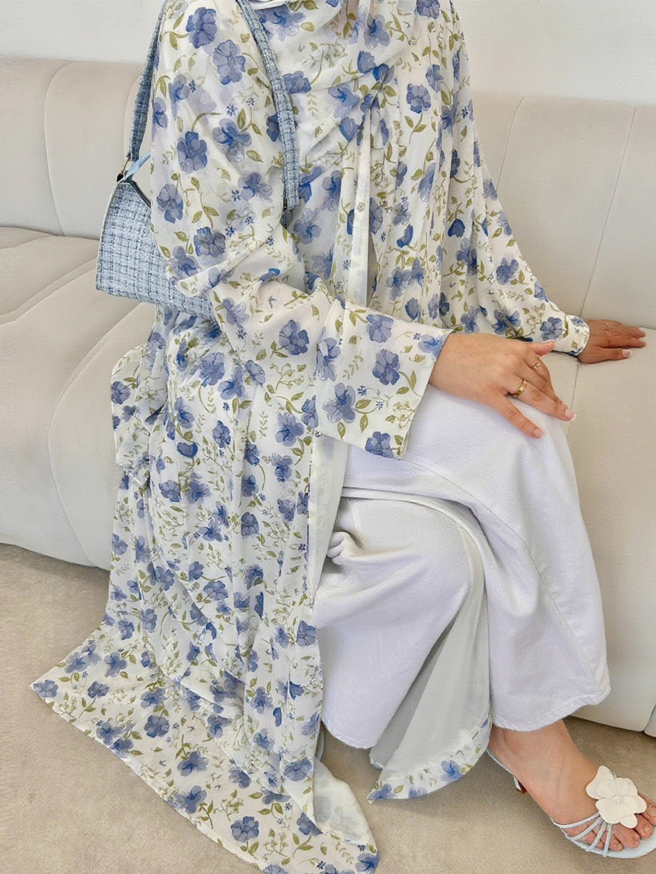 Eid femmes Abaya musulman Cardigan Robe écharpe Ramadan Jalabiya imprimer Caftan dubaï longue Robe maroc caftan robes Largos 2025