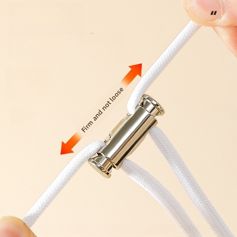 Boucle de réglage du cordon de serrage à la taille pour pantalon de sport, clip élastique pour ceinture ronde, accessoires de serrage de la taille du pantalon