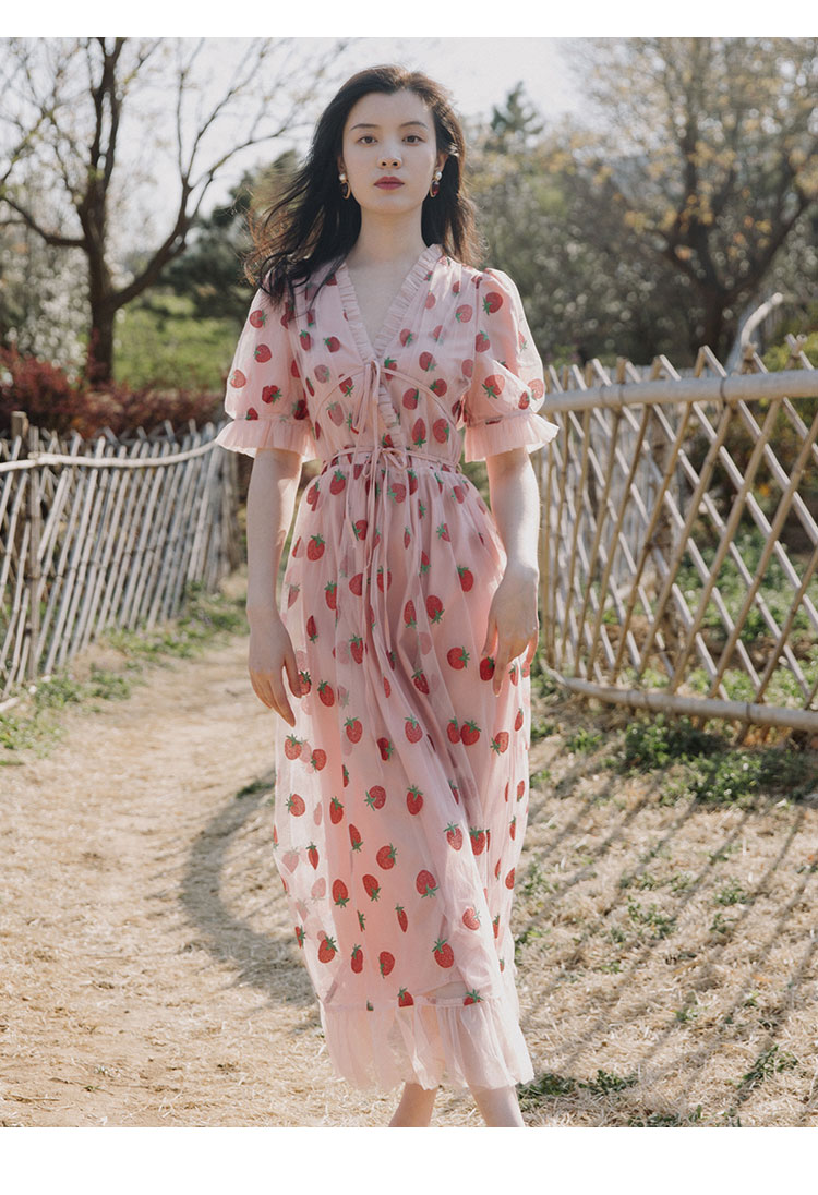Harvey-Robe rose à bretelles pour femmes, tenue éducative, maxi, formelle, décontractée, vintage, éducative