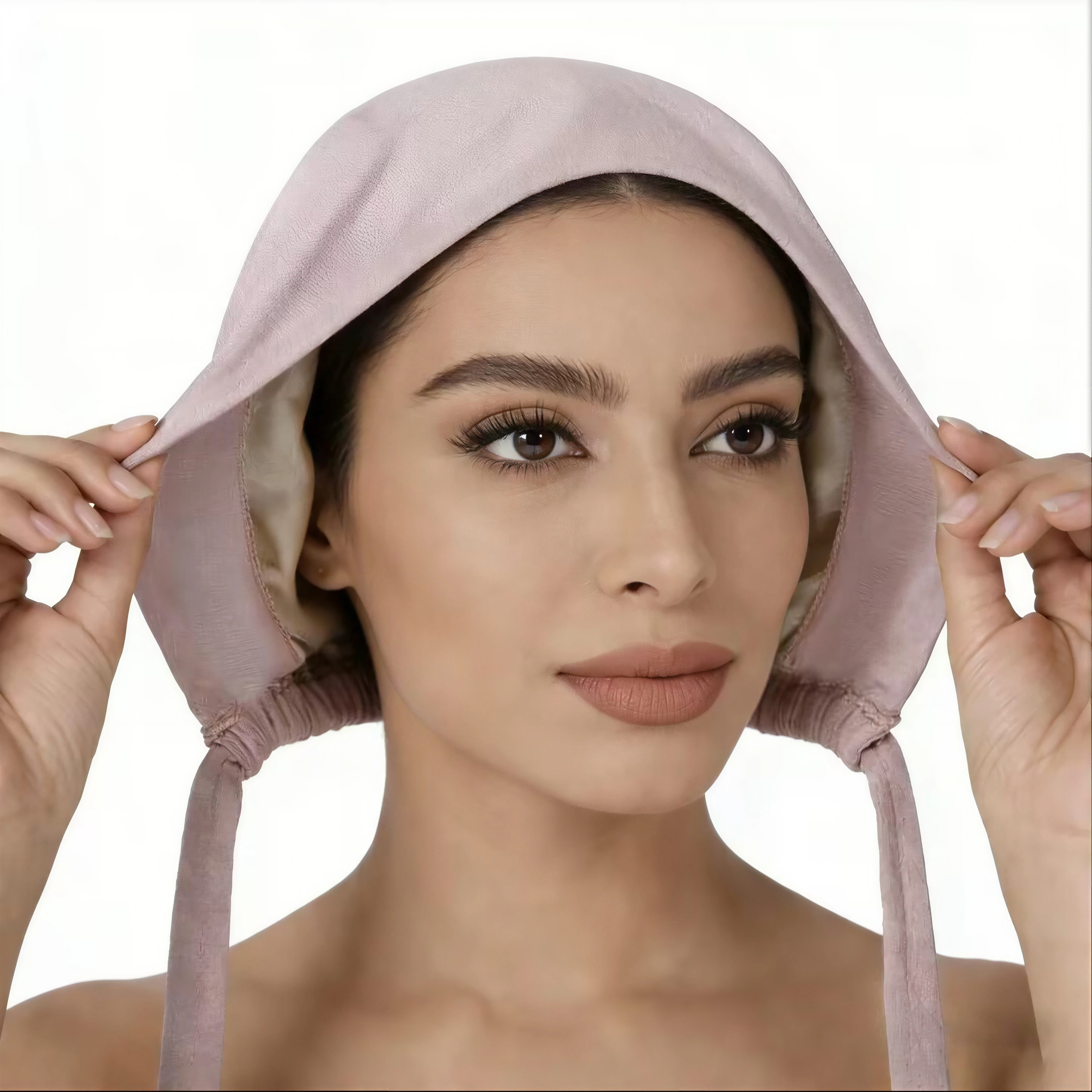 Sous-bonnet en satin modal pour le Ramadan avec lien, bonnet hijab musulman pour femmes, bonnet double intérieur, turban doux, bandana islamique