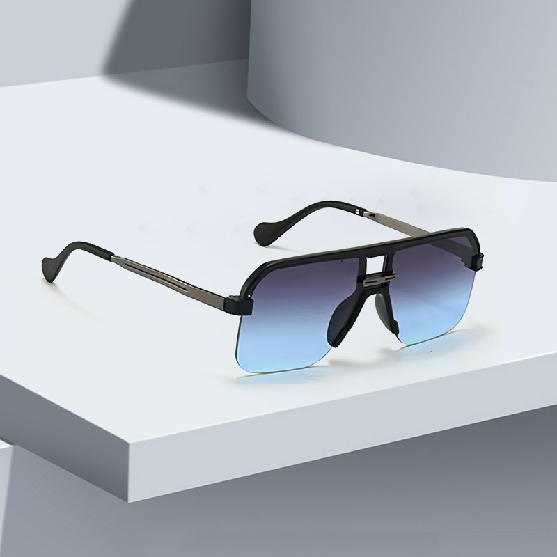 Lunettes de soleil carrées à monture transparente pour femmes, verres dégradés jaunes et roses, mode moderne, cadeau pour un ami, nouveau, 2025
