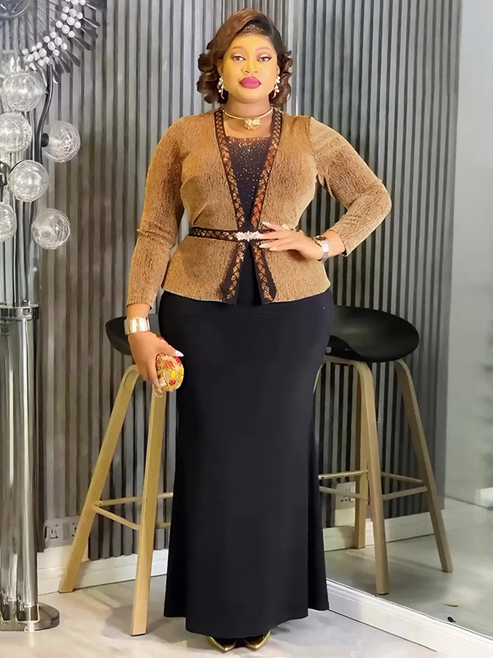 Robe longue de soirée pour femmes, Dashiki africain, diamant, sirène, Maxi, dubaï, turquie, Kaftan, printemps, 2026