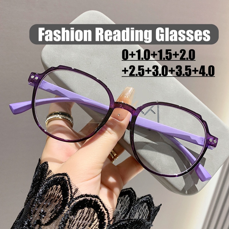 Lunettes de lecture carrées unisexes, lunettes bloquant la lumière bleue avec plus dioptries, lunettes rétro de loin, lunettes carrées pour hommes et femmes