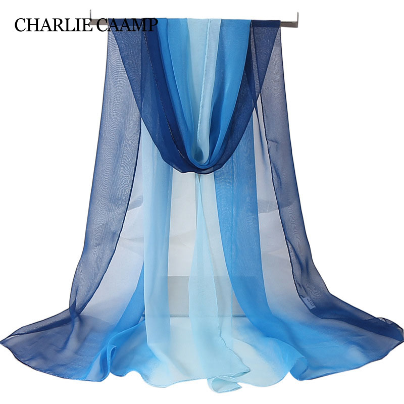 Echarpe Georgette en mousseline de soie pour femmes, châle long élégant, hijab, bandana solide, péplum