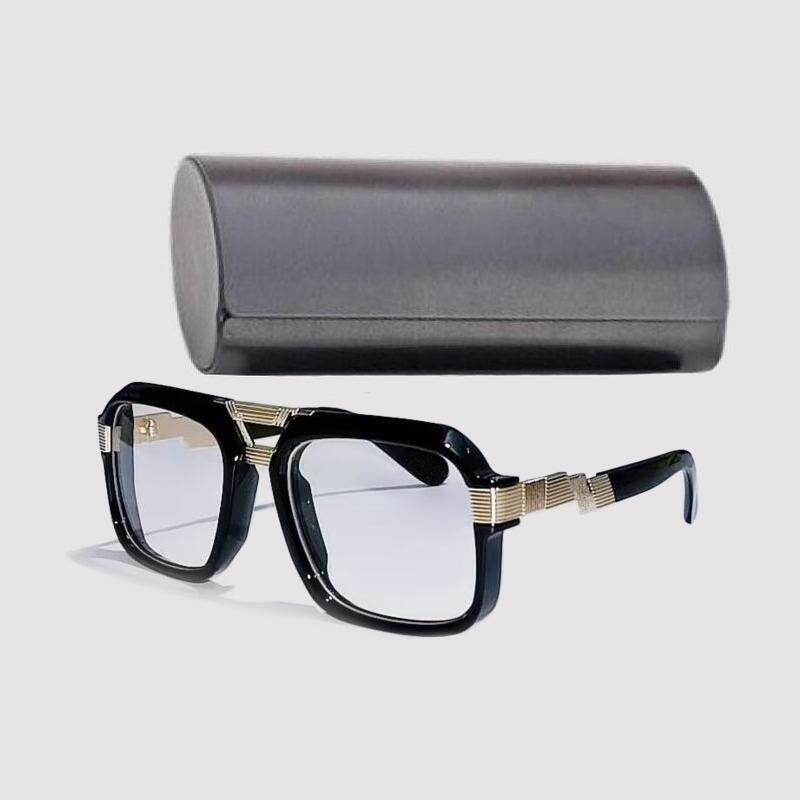 Lunettes de soleil de luxe MOD669 pour hommes et femmes, monture noire dégradée, design monobloc, avec boîte d'origine