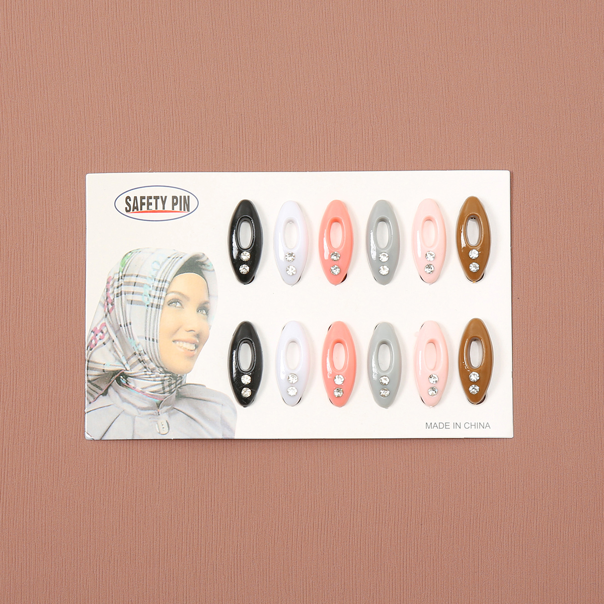 Boucle d'écharpe en soie colorée pour femme, épingles à Clip pour Hijab musulman, accessoires pour foulard, broche à la mode pour femmes