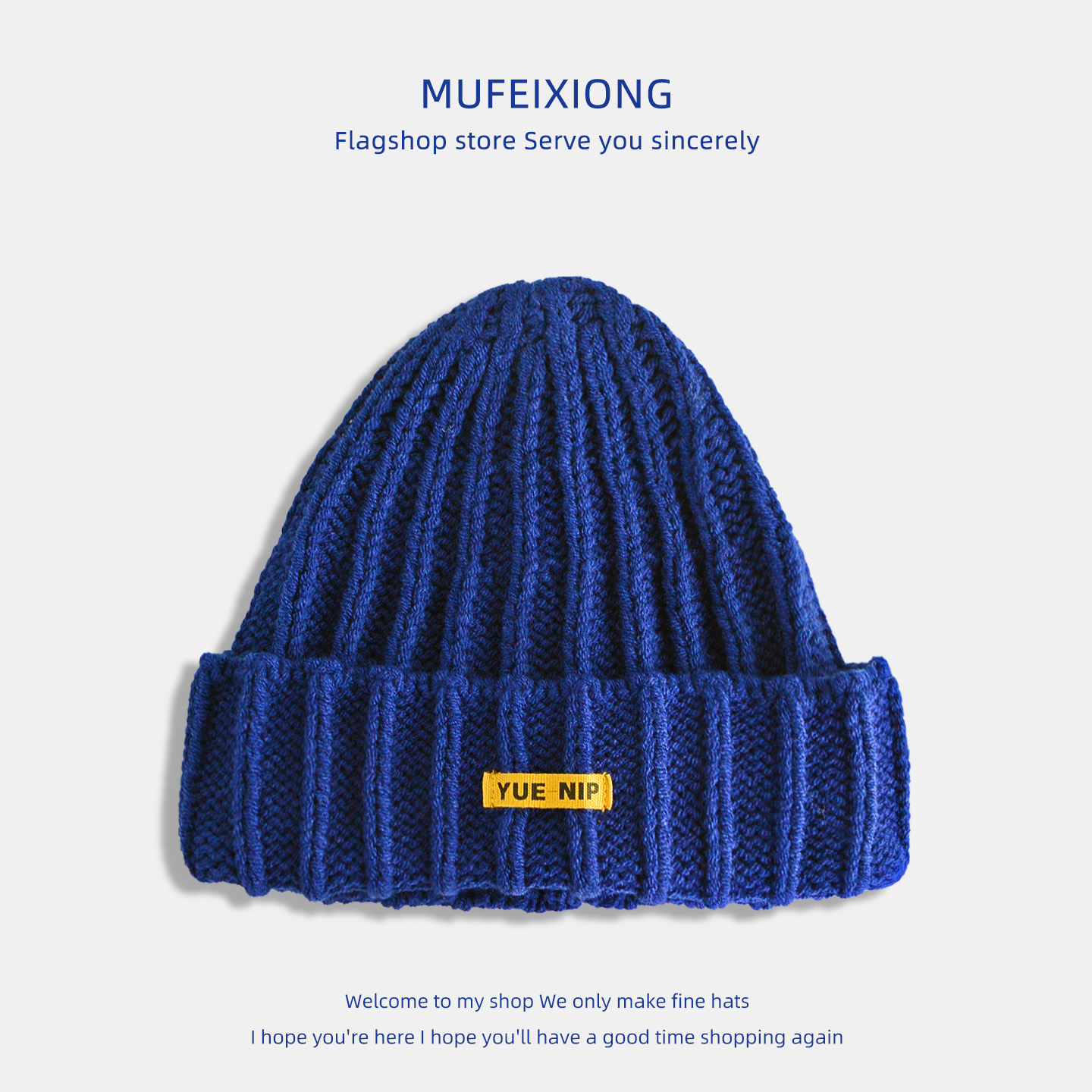 Automne hiver nouvelles femmes chaud bonnet femmes chaud coupe-vent cône haut pull laine chapeau tricoté chapeau