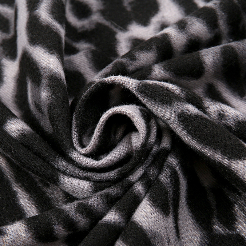 Écharpe Imprimée pour Femmes Musulmanes, Motif Léopard, décennie age de Documents, Tessles, Long Pashmina, Silencieux Optique, Foulard Tippet, Nouveau