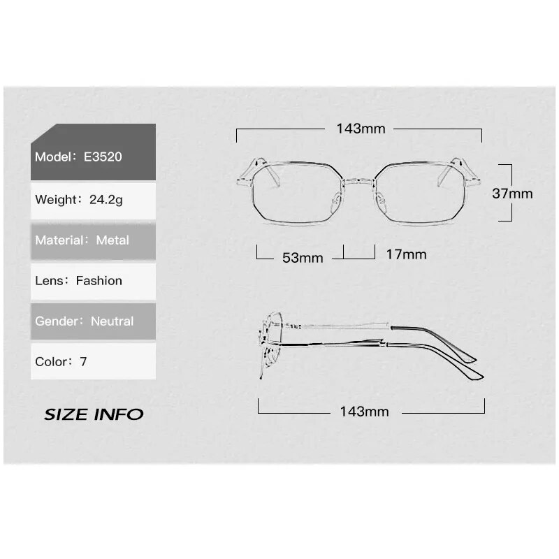 Lunettes de soleil étroites pour hommes, rectangulaires à la mode pour femmes, marque de luxe en métal, lunettes de soleil classiques