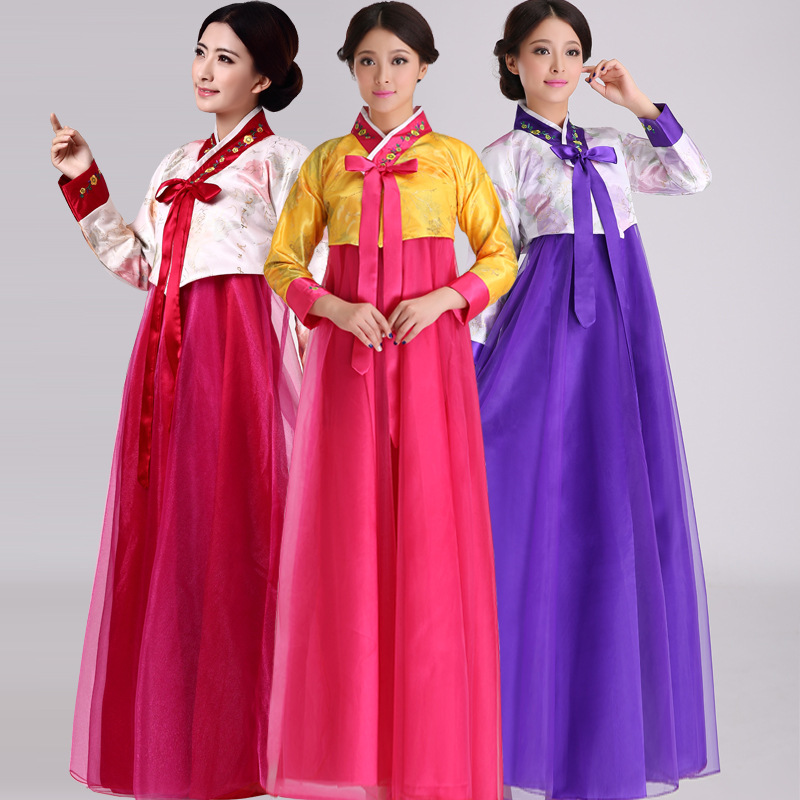 Costume ethnique coréen Hanfu pour femmes, Costume traditionnel amélioré pour spectacle quotidien de mariage, Costume ancien de scène de danse, nouvelle collection