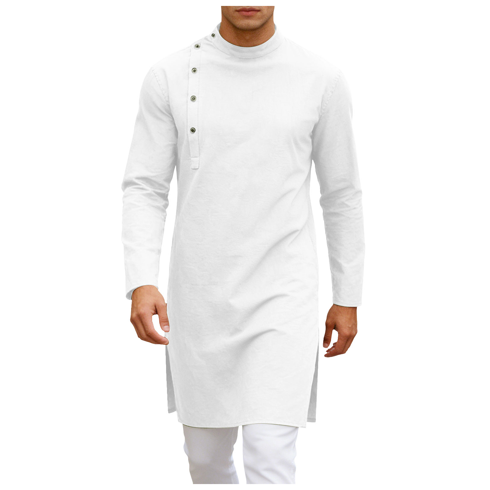 Abayas islamiques pour hommes, robes musulmanes du Moyen-Orient, vêtements islamiques, robes de prière, kaftan saoudien, Ramadan, Jubba, Thobe
