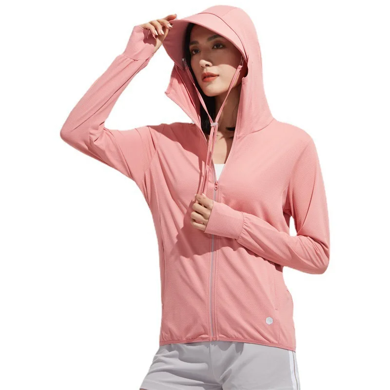 Vêtements de Protection UV en soie glacée pour hommes, combinaison de pêche respirante à séchage rapide avec capuchon détachable, bord coupe-vent, manchon de Protection solaire