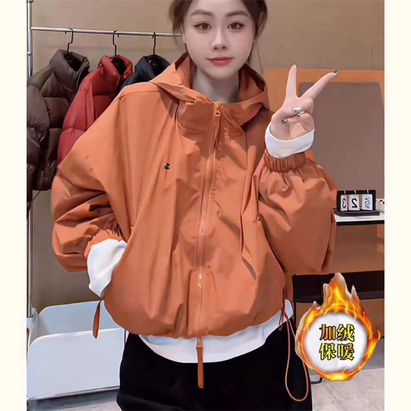 Stormtrooper-Veste courte à capuche pour femme, manteau en Y, vêtements d'extérieur coréens, vêtements de loisirs pour femmes, mode printemps et automne
