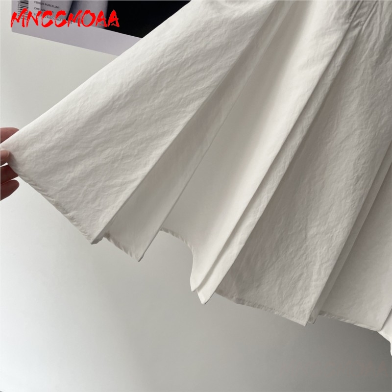 Mini-jupe plissée taille haute pour femme, jupe décontractée d'été en forme de A