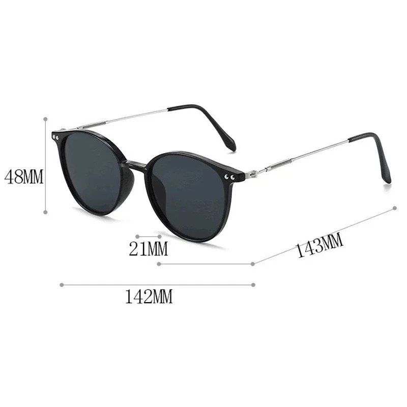 Lunettes de soleil rondes vintage pour femmes, lunettes de soleil de luxe rétro de marque pour femmes, lunettes de soleil pour hommes, lunettes de soleil pour la pêche en plein air, protection UV400