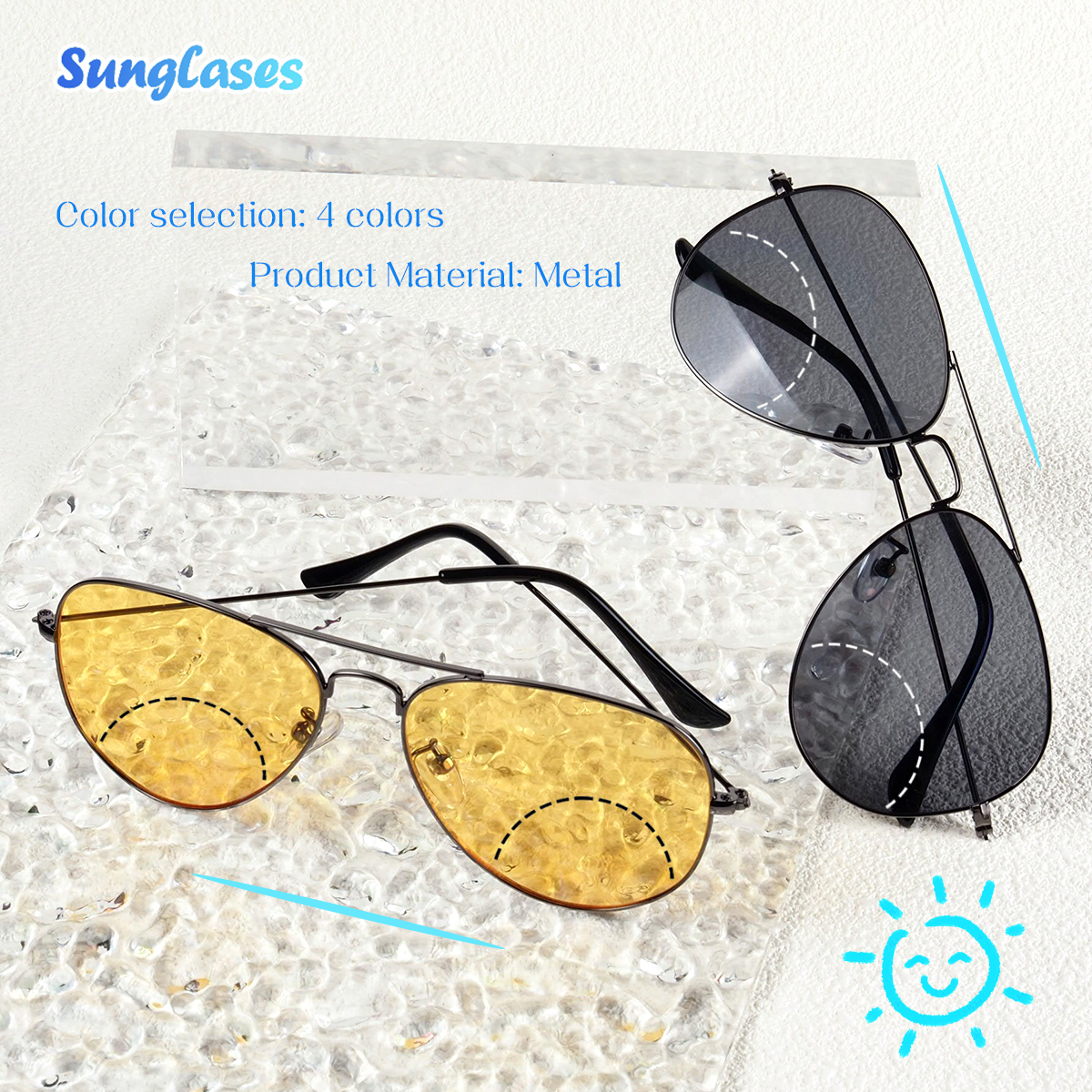Lunettes de soleil classiques pour hommes et femmes, lunettes de lecture bifocales, lunettes de soleil de marque, design élégant, rétro, vacances à la plage, extérieur, protection UV400