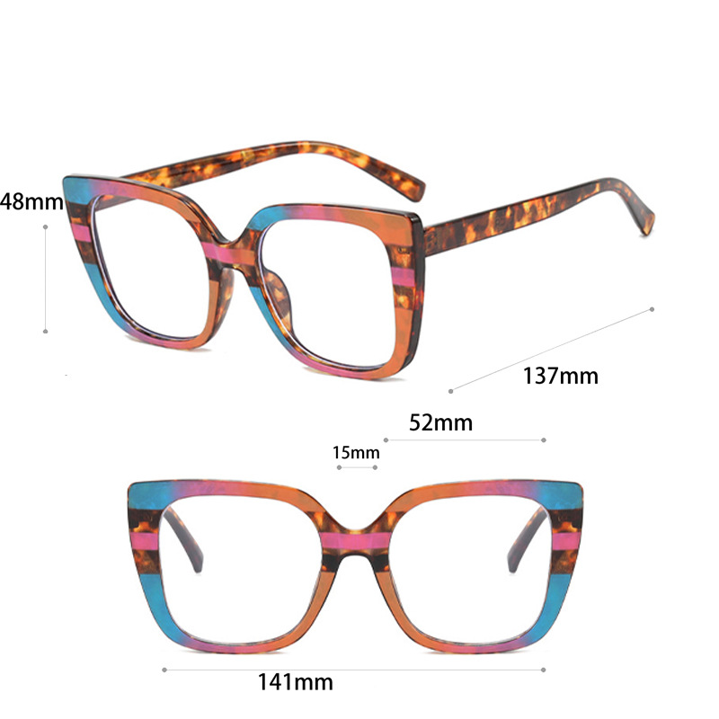 Lunettes carrées rétro pour femmes, Design de marque, colorées, Anti-lumière bleue, pour la décoration, usage quotidien, blocage de la lumière bleue