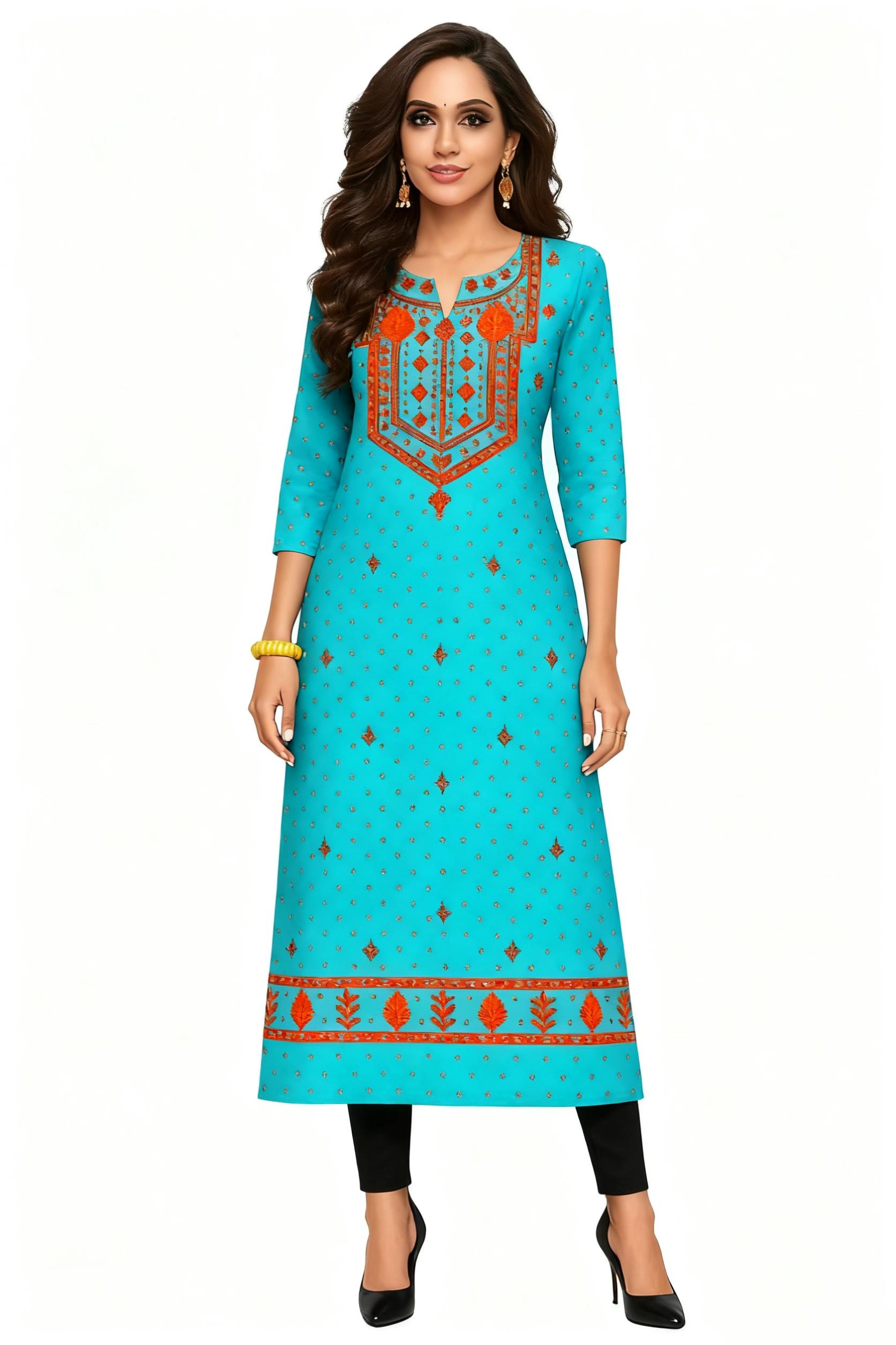Style National femmes musulmanes Kurtta tenue décontractée ourlet fendu droit décontracté ethnique Mandarin 3D Design Abito Donna turc Abaya