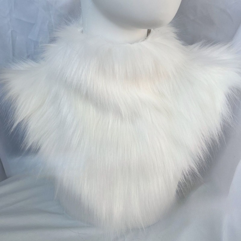 Kigurumi Fursuit cou écharpe Kemono Cosplay Costume mignon col en fourrure accessoires Kig Roleplay Anime tenue de fête adultes enfants