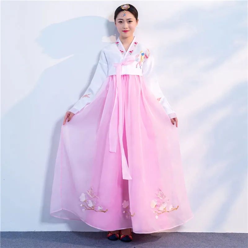 Costume Hanbok Traditionnel pour Femme, Vêtements de Spectacle de brevCoréenne, Scène Nationale Améliorée, Nouvelle Collection