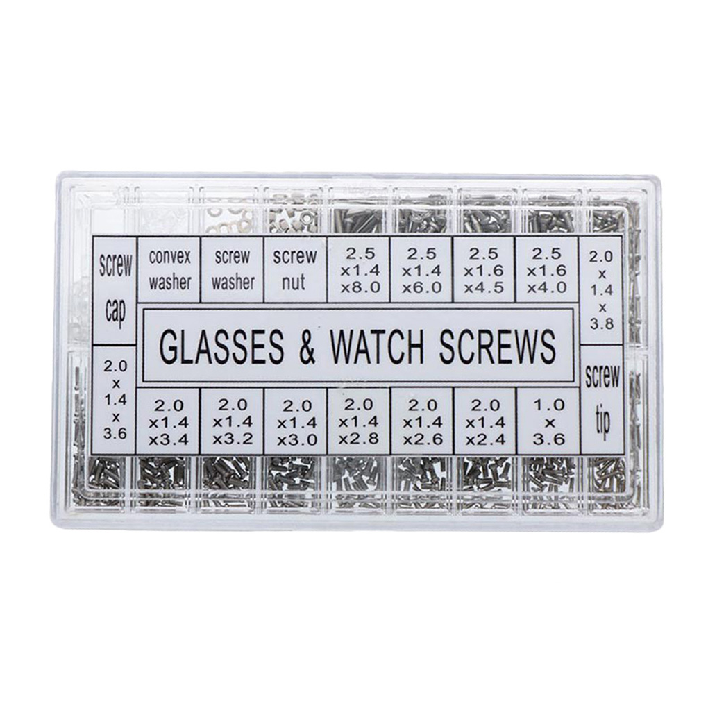 Kit de réparation de lunettes, petites lunettes de soleil, pièces de réparation optique, pièce d'écrou, vis de réparation de lunettes, accessoire de remplacement