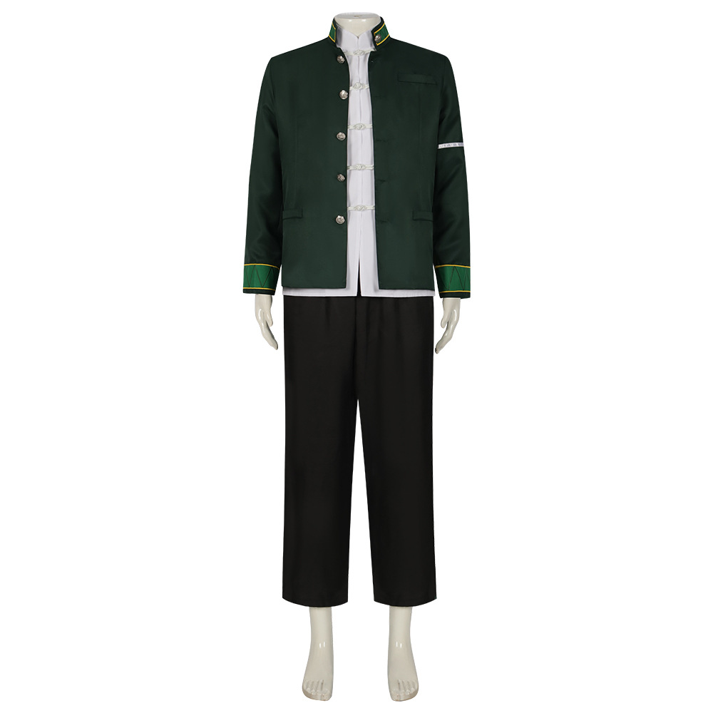 Costume de Cosplay de l'Anime Kaji Ren Hayato Suo, Manteau Trempé, Uniforme Sв, Coupe-Vent, Haruka Sakura, Tenue d'Halloween, HajRob Umemiya
