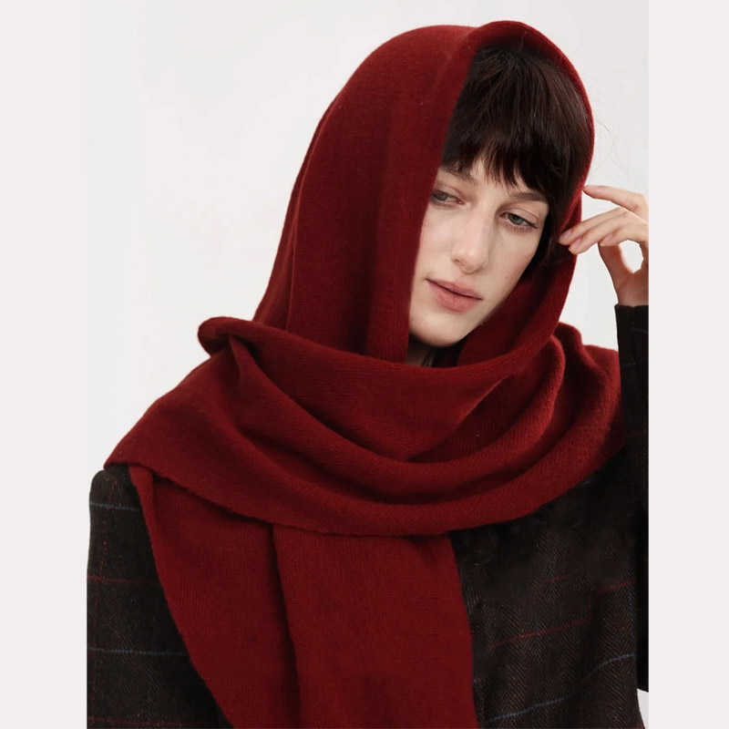 Coréen 100% laine Triangle écharpe de luxe multi fonctionnelle Super confortable écharpe femmes hiver doux doux doux silencieux cou plus chaud
