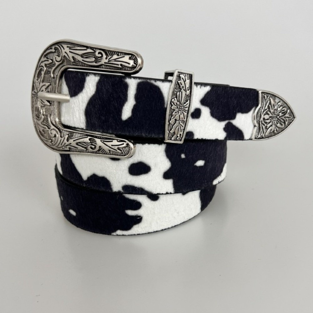 Ceinture large pour femme, style vintage, en cuir PU, ceinture de cow-boy occidentale, ceinture décontractée rétro