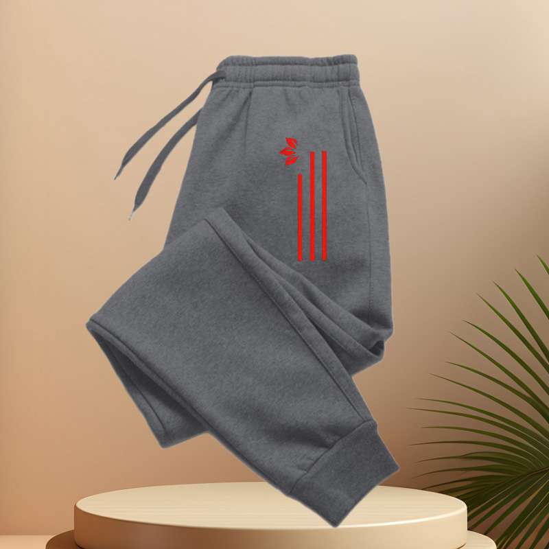 Pantalons de sport classiques pour hommes, pantalons de jogging, pantalons de sport tendance, avec imprimé motif et cordon de serrage à la taille