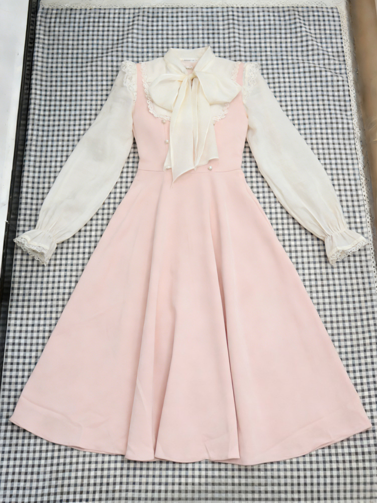 Robe mi-longue Vintage française pour femmes, tenue de soirée décontractée à carreaux, tenue de bureau, une pièce, mode coréenne Chic, printemps