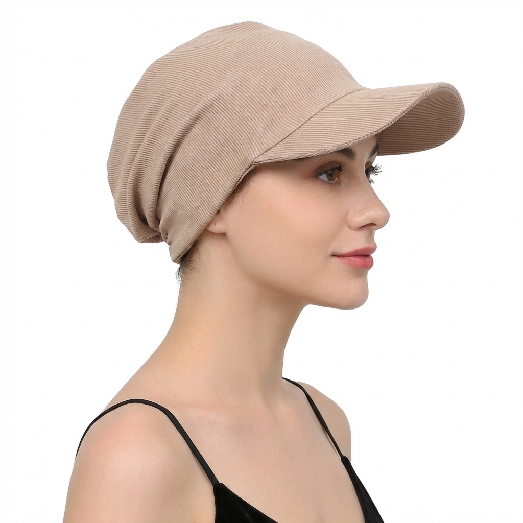 NOUVEAU Chapeau Turban Hijab Musulman Uni Tendance avec Visière Casquette de Baseball Femme Chapeau de Soleil