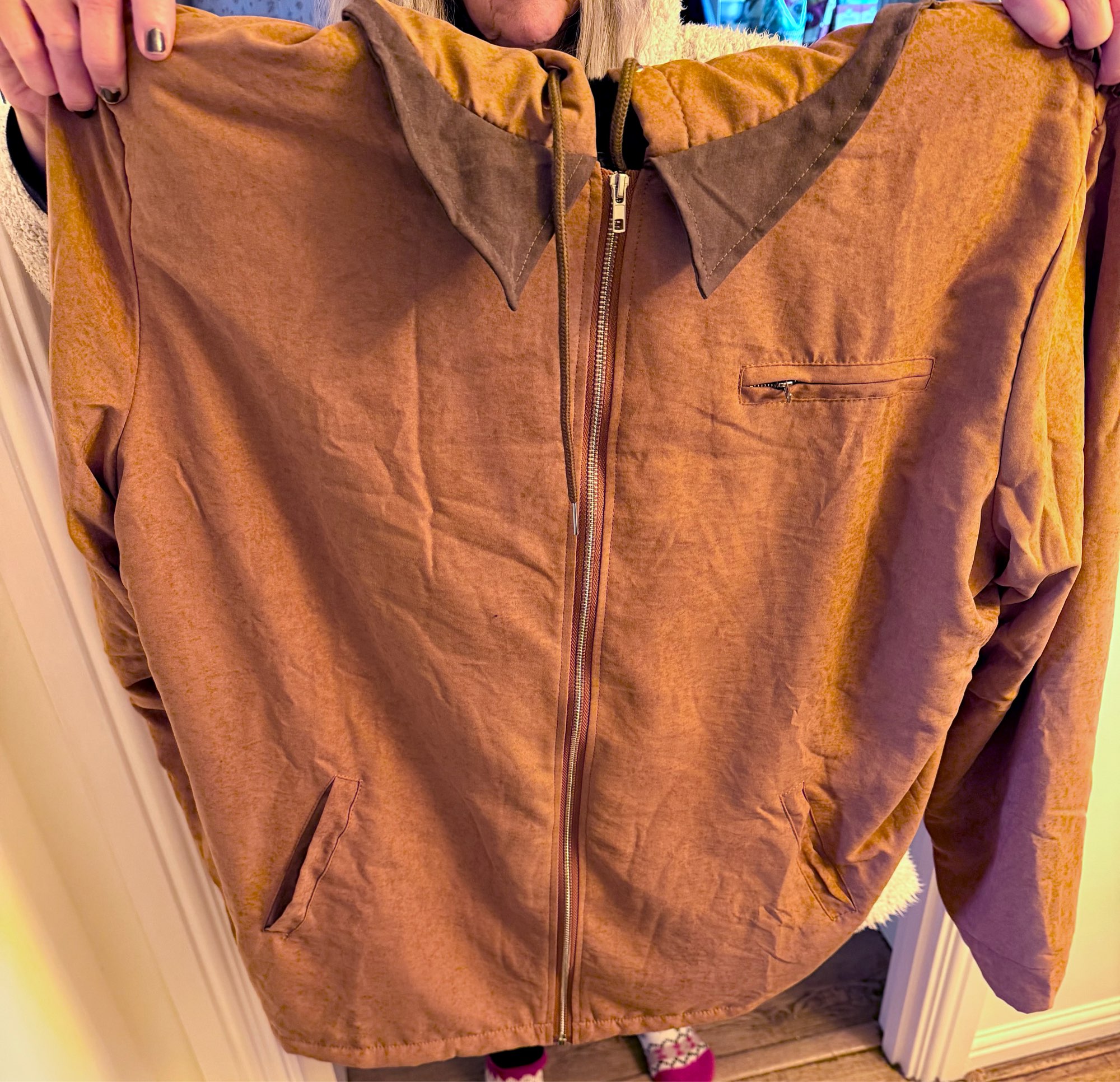 Veste homme 2026 – Manteau décontracté exclusif européen, couleur unie, à capuche, en coton, avec fermeture éclair et poches en polaire