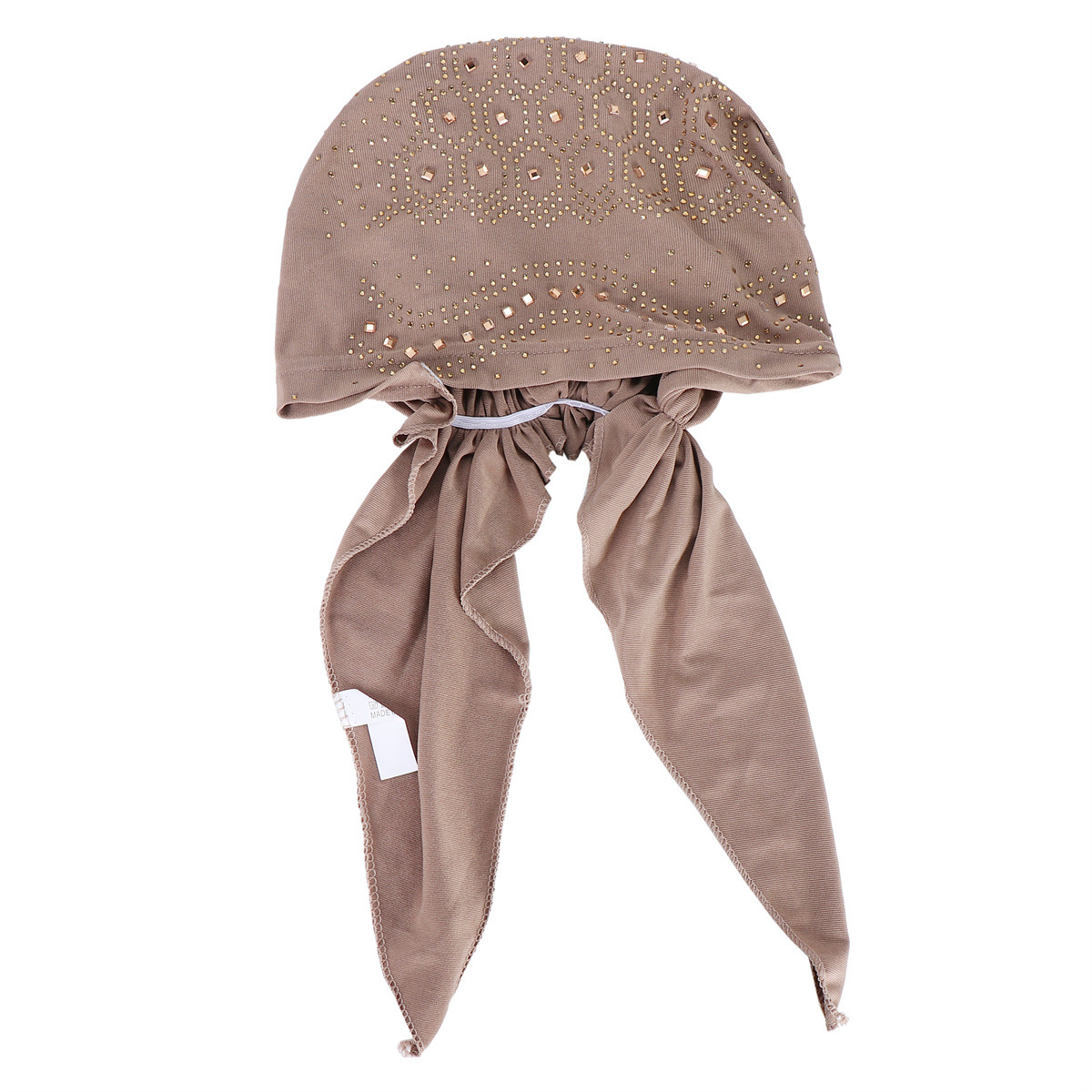 Nouveau Hijab Diamant 2026 pour Femme, Turban Uni pour Dames Musulmanes, Bonnet Doux et Élastique à Longue Queue, Foulard de Tête, Chapeaux Indiens
