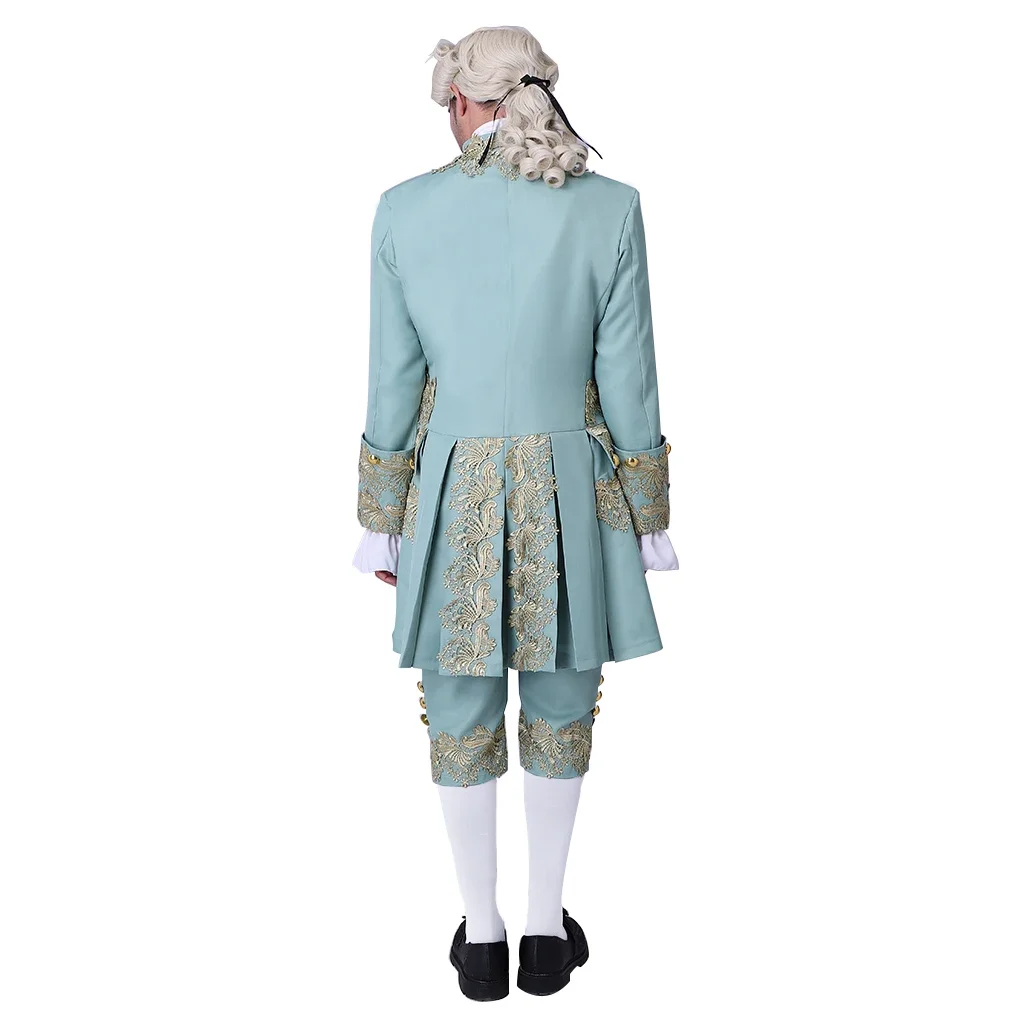 Regency Tailcoat pour homme, veste victorienne, Marie Antoinette, costume imbibé, tenue de fête d'Halloween, siècle participé