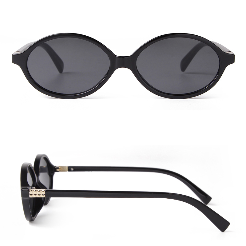 Lunettes de soleil ovales à la mode pour femmes, marque de styliste des années 90, monture en écaille de tortue, rondes marron, nuances Vintage, UV400