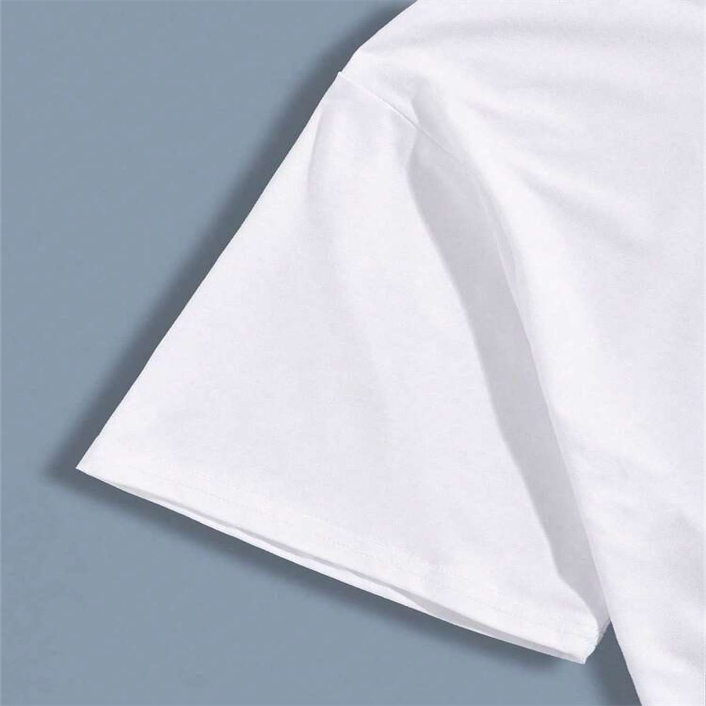 T-Shirt à Manches Courtes et Col Ras du Cou pour Femme, Vêtement Décontracté avec Lettres Imprimées, Grande Taille