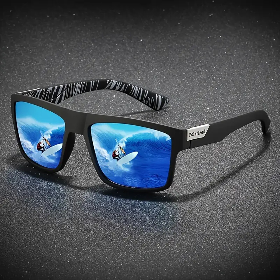 Lunettes de soleil tendance pour hommes et femmes, lunettes de soleil carrées vintage de luxe pour la conduite, la pêche, les voyages, lunettes UV400 pour hommes