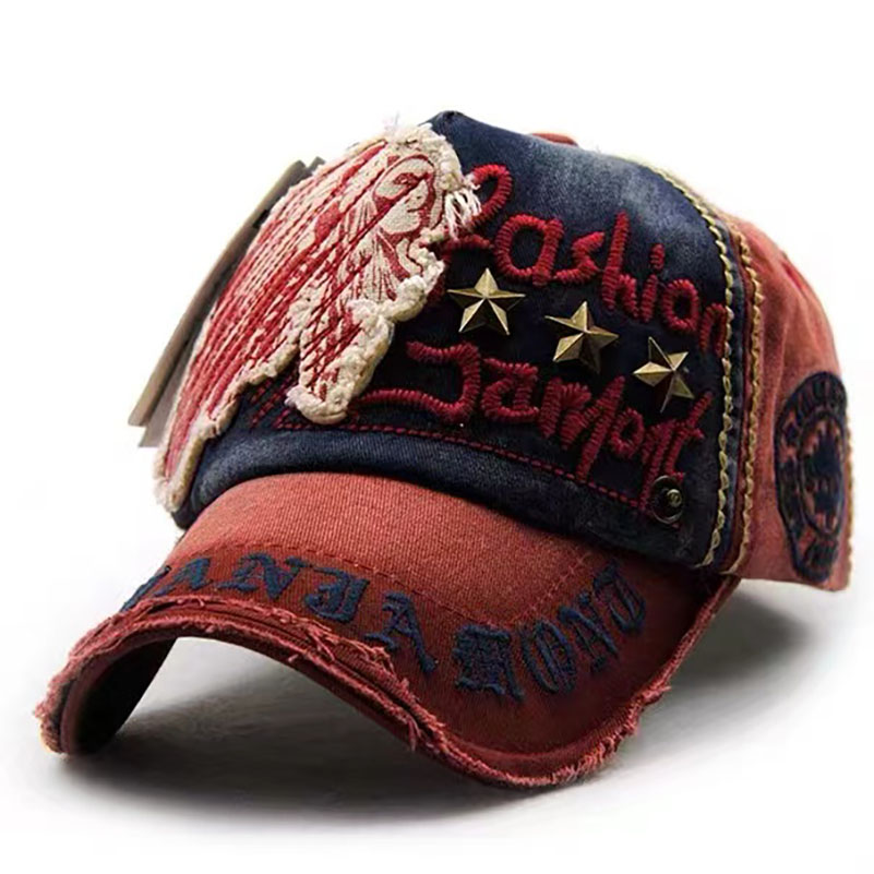Hommes femmes casquette de Baseball mode marque de luxe chapeau mâle femme saule Spike décontracté lettre sport-casquette réglable coton messieurs