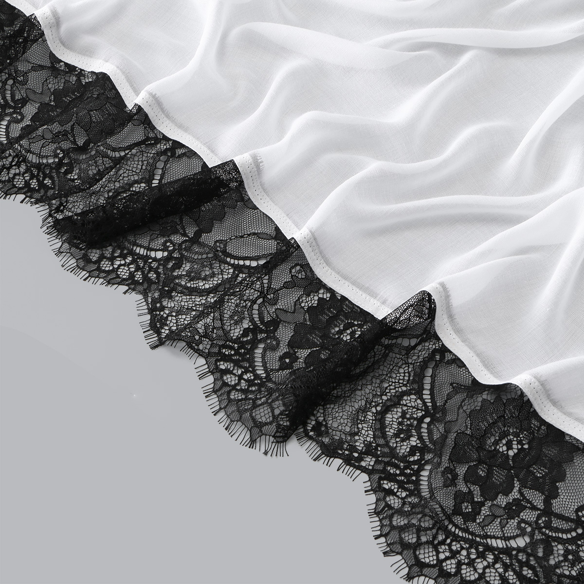 Hijab en rayonne, coton et modal avec dentelle, châles de mode pour femmes, foulards, couvre-chefs, voiles, bandeaux islamiques, turbans du Ramadan