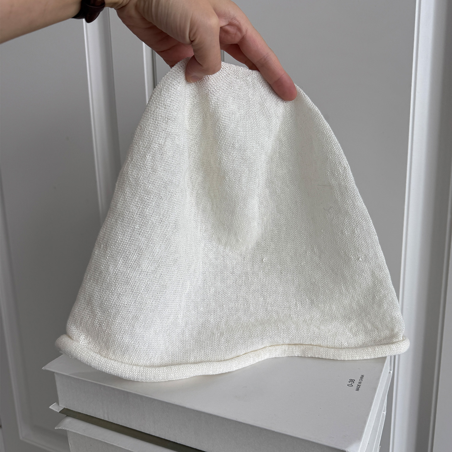 Nouveau bonnet d'été en lin pour femme, décontracté, à bord soufflé, fin, respirant, pour grandes tailles, uni, doux, style skullies, bonnet de soleil, cadeau