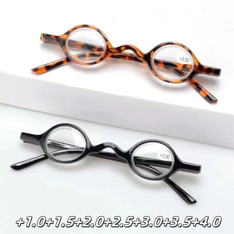 Petites lunettes de lecture rondes rétro de luxe pour hommes, lunettes anti-lumière bleue, lunettes d'hypermétropie vintage, lunettes de presbytie, haut de gamme