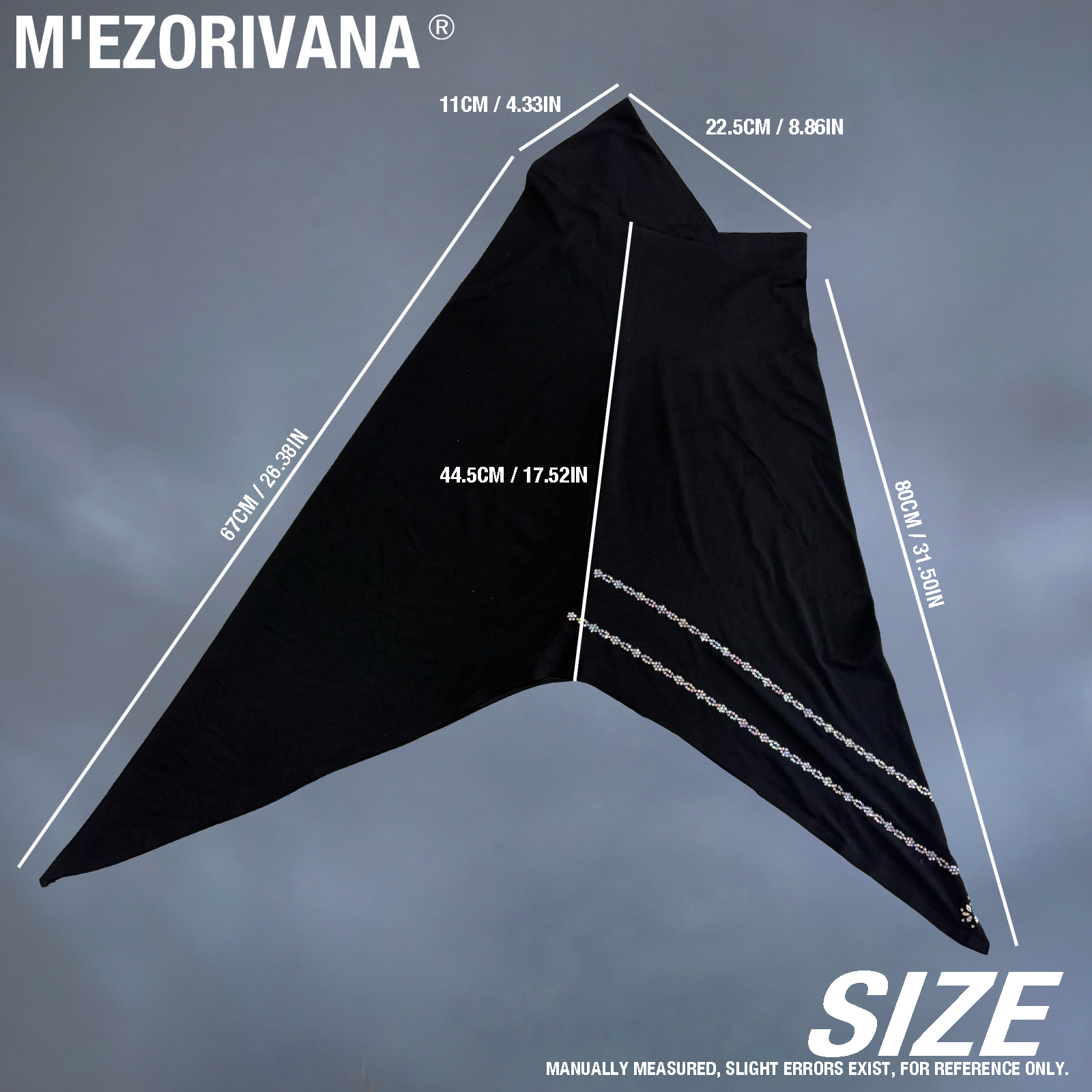 1 foulard musulman pour femme m'Ezorivana, avec une texture luxueuse et un design double couche orné de diamants, bord intégré doux et confortable, facile à porter, adapté à un usage quotidien, cadeau du Ramadan