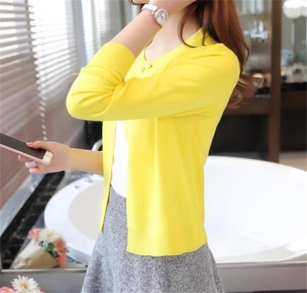 2024 mode femmes pull femme Cardigan mince vêtements d'extérieur court Design pull à manches longues petite Cape Blusa Feminina