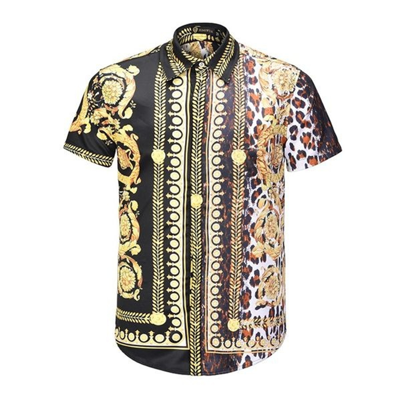Chemises Real Betis tendance pour hommes, imprimées en 3D, style Moyen-Orient, Islam, décontractées, à col et boutons, coupe oversize, pour l'été