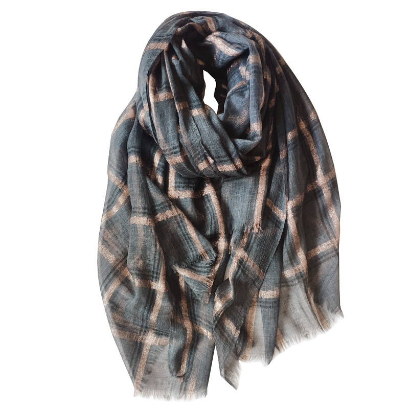 Femmes cachemire écharpe avec chaud longues enveloppes écharpe automne écharpe angleterre classique Plaid cachemire foulards 2020 mode luxe châle