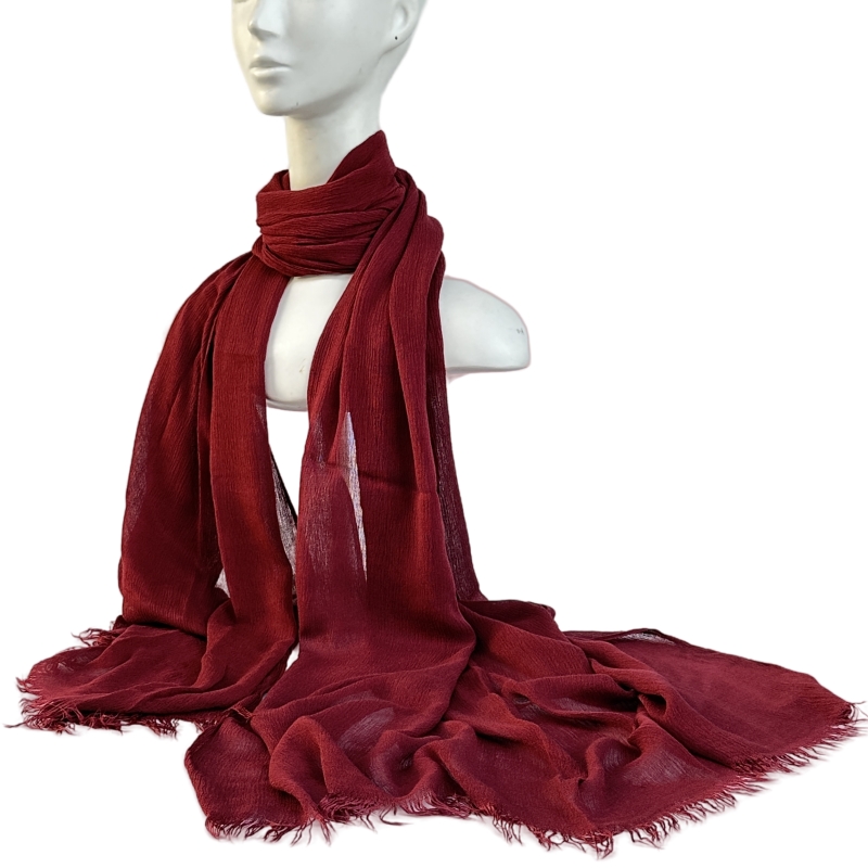 Foulard en Viscose de coton doux, 61 couleurs, matériau rayonne, Hijab musulman, foulard uni de couleur unie avec pompon