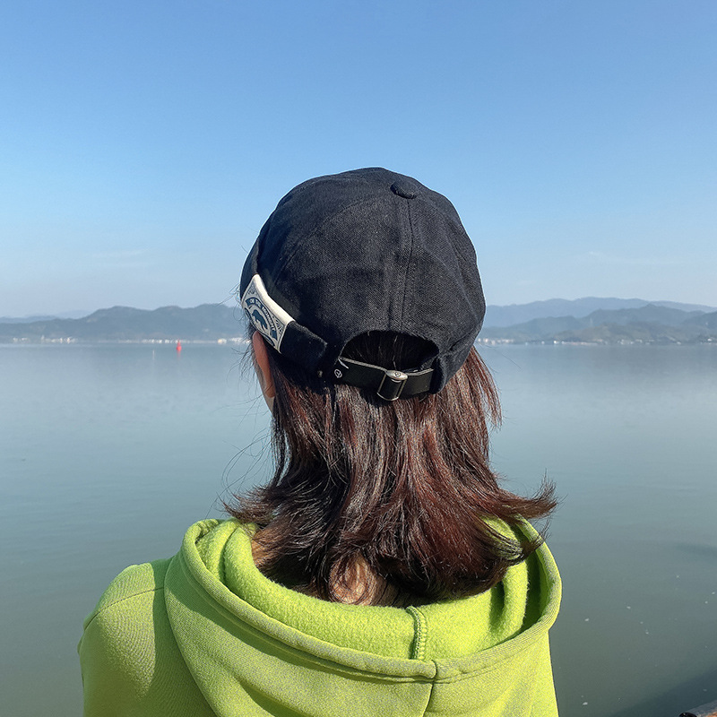 Casquette melon pour hommes et femmes, bonnet propriétaire sans bord, bonnet coréen, streetwear, hip hop, crâne, document solide, docker, mode
