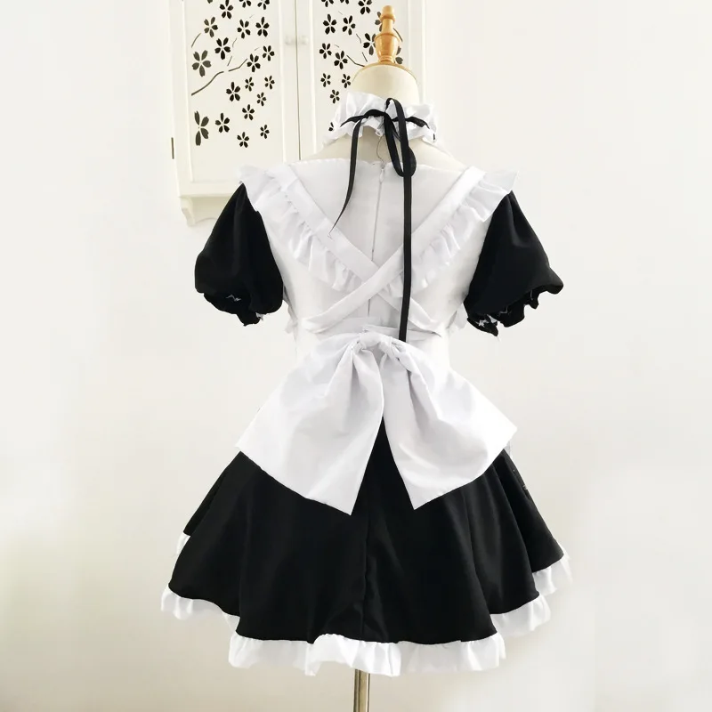 Tenue de demoiselle d'honneur Anime Yosuga no Sora Kasugano Sora, Costumes de Cosplay pour femmes, robe tablier Sexy Meidofuku Lolita