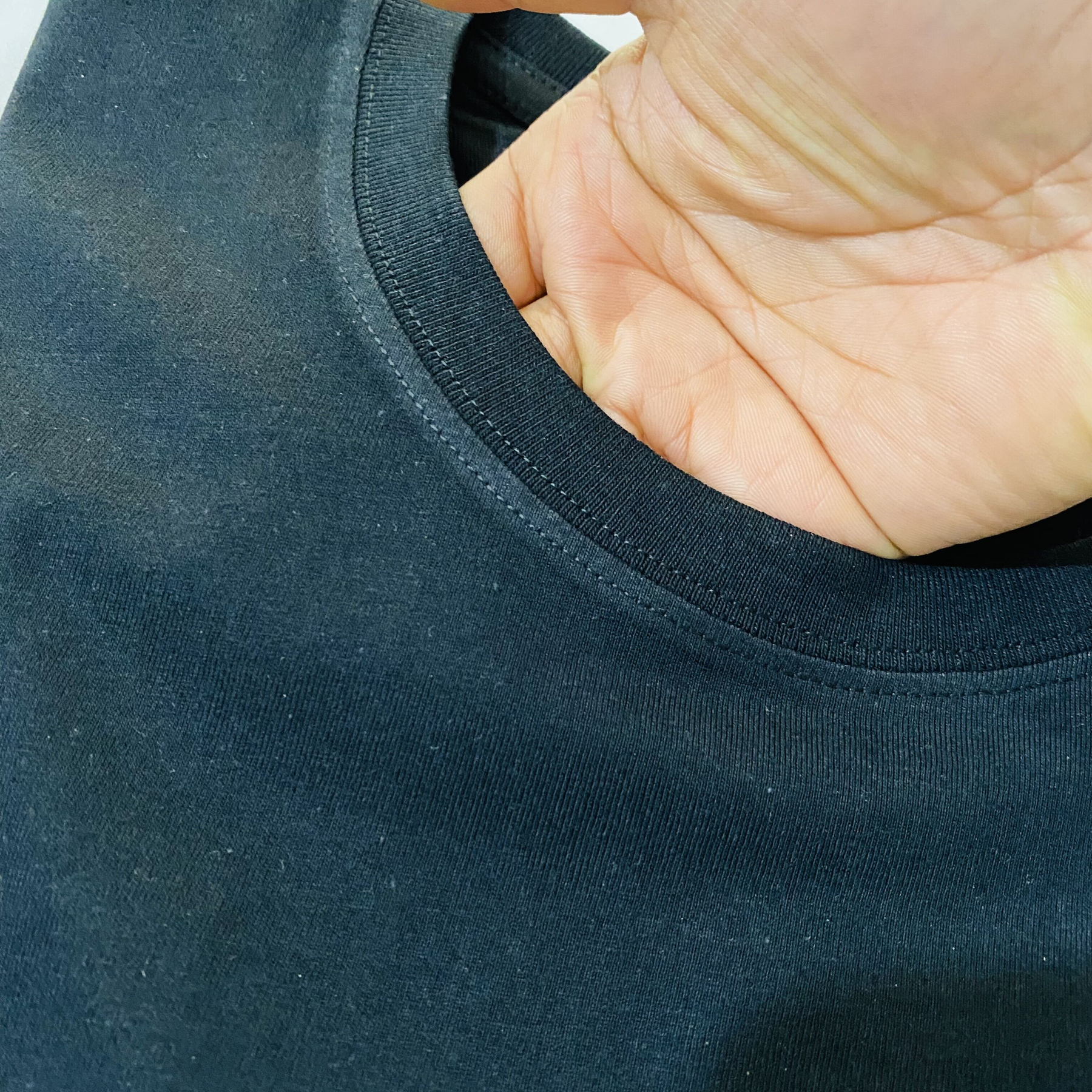 T-shirt en coton noir pour homme, avec inscription, style estival, à la mode