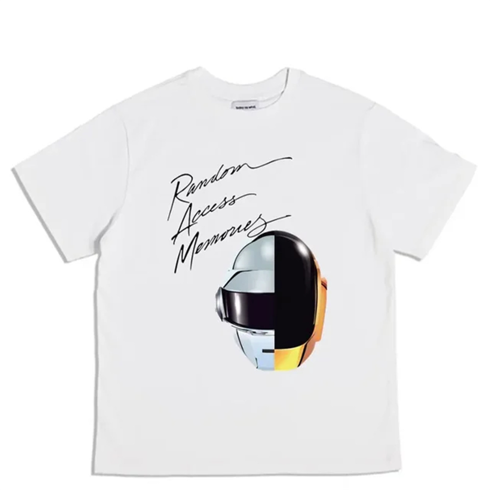 T-shirt Daft Punk en Coton pour Homme, Vêtement de Haute Qualité, Style Hip Hop, Université, Pop Culture, Style Gothique, Esthétique, Kawaii